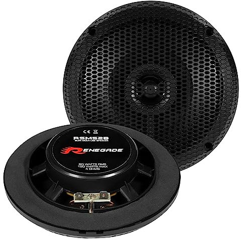 Renegade RSM52B 2-Wege Einbau-Lautsprecher 120W Inhalt: 1St.