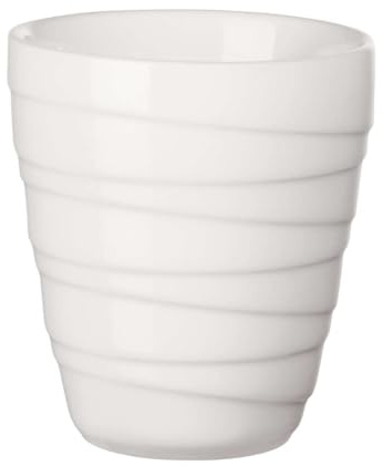 ASA - Thermobecher - Twisted - weiß - Ø 8,4 x H 9,5 cm - 0,2 Liter - doppelwandig