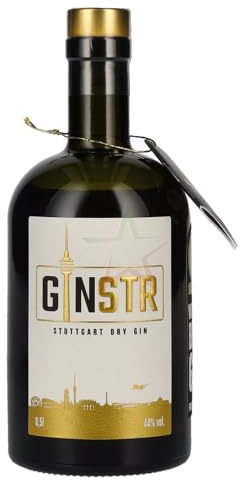 GINSTR Stuttgart Dry Gin 44,00% 0,50 lt.