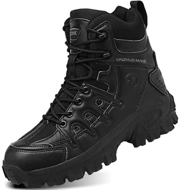 IYVW KKK 1201 Bottes de l'armée Boots Two à fermeture Éclair noir 40 EU
