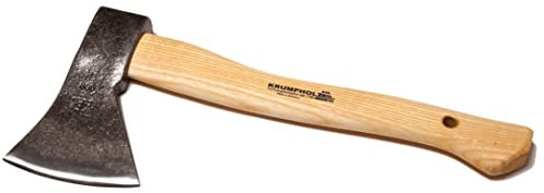 Handbeil 800 Gram, klar lackiert, mit gefirnistem Eschenstiel