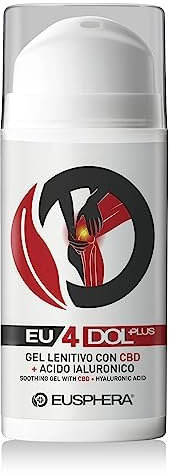 Crema Riscaldante Muscoli Sportiva con Canapa Antinfiammatoria e Ialuronico, Crema per Massaggio Forte a Rapido Assorbimento, Pomata CBD, Olio di Canapa per Dolori Articolari e Articolazioni 75ml