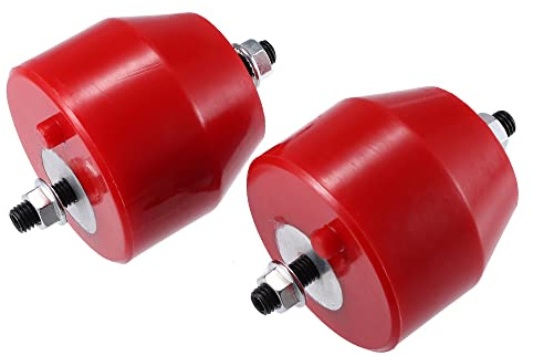 QUARKZMAN 1 Satz Motorlager Vorne Für BMW E36 E46 | Rot, Mat.Metall & Gummi, Größe: 7.7x5.3x6.7 Cm, Gew.: M10x1.5, OE-Nummer: 11811140985 22116771361