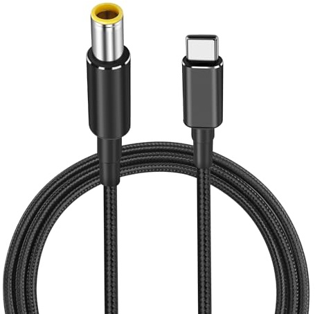PNGKNYOCN USB C to DC 7909 Power Cord, 100W PD USB Type C Male to DC 8mm Male Power Charging Cable for Router, CCTV, Laptop Etc (1.8M)
