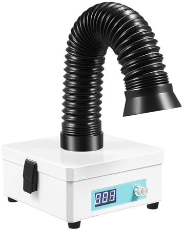 Lötrauchabsaugung 15W 15m³/h Desktop Lötabsaugung Rauchabsauger mit 3 Stufen Filter, Elektrisch Rauchabsaugung für Manuelles Schweißen, Moxibustion Schönheit