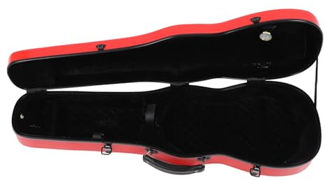 4/4-Geigenkoffer, Carbonfaser-Geigenkoffer-Rucksack, Sichere Schultergurte, ABS-geformte Hartschale aus Weichem Leder und Samt-Innenraum für Violine der Größe 4/4, 3/4, 1/2, 1/8