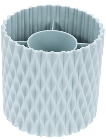OSALADI Organiseur De Maquillage Rotatif 360° Grand Format Bleu Pour Bureau Polyvalent, Distributeur De Crayons Plastique, Rangement Pinceaux Pour Maison Et École