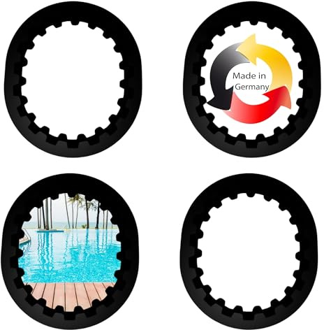 ULROAD 4 Ersatzriemen passend für INTEX ZX300 Poolsauger- Zahnriemen Reparaturkit für Riemenersatzteile für Poolroboter Ersatzteile Automatischer Poolreinigerzubehör zur Reinigung Ihres Schwimmbads