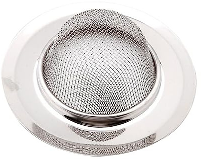 Gadpiparty Durable Stainless Steel Kitchen Sink Strainer Mesh Drain Cover Clog Shower Drain Cap for Bathroom and Laundry Basket Style Hair Trap with Fits Openings