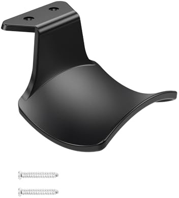 Wall Mounted Headphone Stand Holder Space Saving Headphone Hanger Holder Desk Hook Under Easy Setup Clamp Hanger