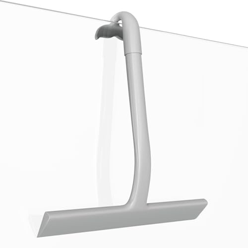 Shower Squeegee for Shower Doors,Silicone Shower Squeegee with Built-in Hook Design for Easy Hanging and Cleaning, Bathroom Squeegees for Scraper for Mirror,Car,Window and Glass Cleaning-22.5 CM