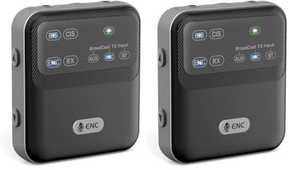 Fegtrtyoa Adaptateur Audio 2-en-1 Émetteur Récepteur Bluetooth 6.0 à Clip 3,5 mm Prise AUX Longue Durée de Batterie Idéal pour Les Visites et L'Utilisation en Classe.