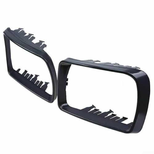 Cubierta de espejo retrovisor de puerta para BMW X5 E53 00-06 reemplazo, carcasa exterior de plástico ABS para espejo retrovisor lateral, negro, compatible con OEM 51168254903