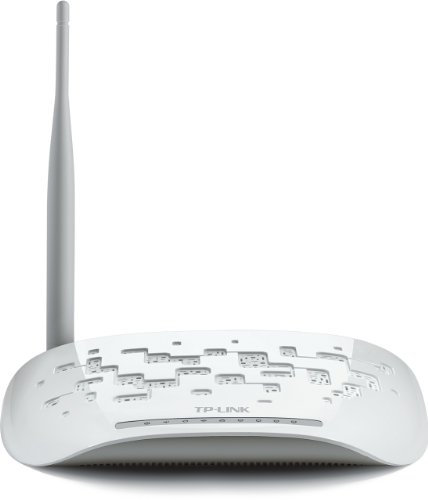 TP-Link TD-W8951ND Modem Router Wireless N, 150 Mbps, ADSL2+, 4 Porte Fast Ethernet, WPS, Filtro ADSL Incluso, Istruzione in Lingua Italiana