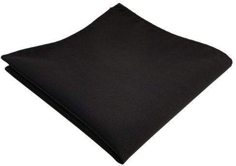TigerTie Designer Einstecktuch in einfarbig Uni Rips gemustert - Stecktuchgröße 30 x 30 cm