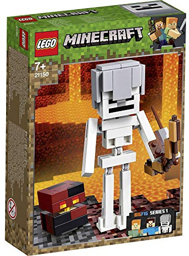 Minecraft LEGO 21150 BigFig Skelett mit Magmawürfel