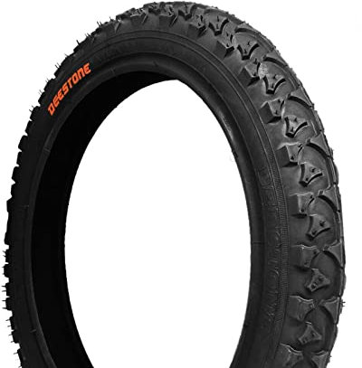Ecovelo Neumático para bicicleta de montaña de 16 x 1.75 (44-305) negro para niño MTB | Neumático para bicicleta de montaña