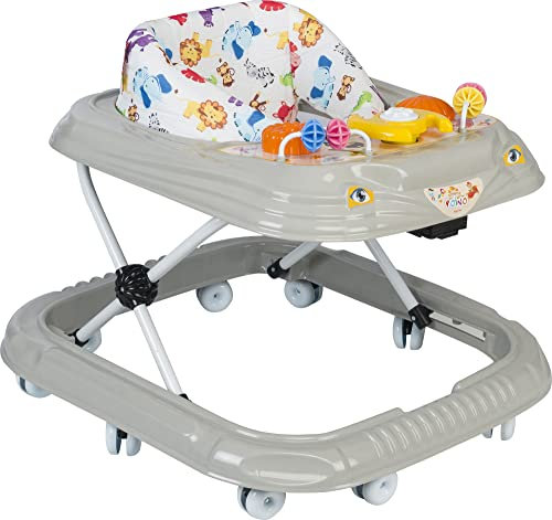 Baby Gehwagen Gehfrei Lauflernwagen Babywalker Lauflernhilfe Alpina (Grau)