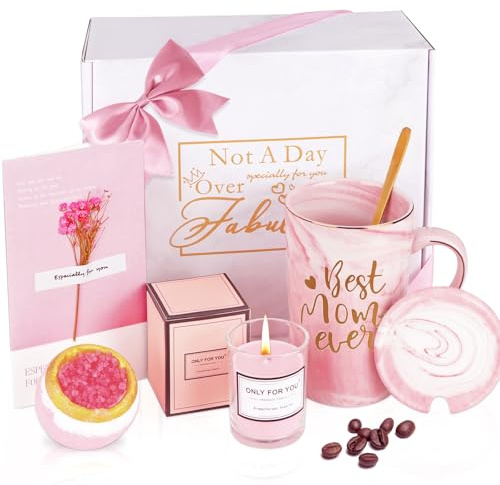 MEIMUCUL Geburtstagsgeschenk für Mama Geschenk Set -Beste Mama der Welt | Geschenke für Mutter Oma Personalisiert 410ml Tasse Geschenkset,Muttertagsgeschenk für Mutter,Oma Geschenkideen