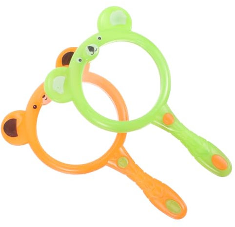 DIYEAH 10 STK Handlupe Handvergrößerungsspiegel Kleinkind erkunden Lupe schöne Lupe Spielzeug für Kleinkinder Spielzeuge Kinderlupe Lupe für Kleinkinder Handheld Schulmaterial Schüler Abs