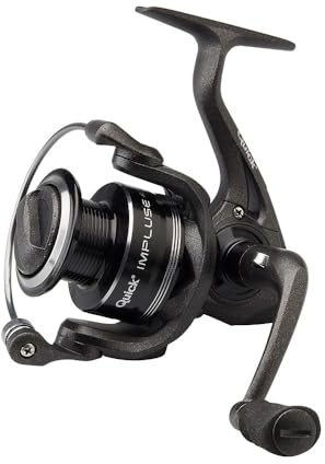 DAM Quick Impulse 4QF Angelrolle, Spinnrollen, Allround-Angeln, Unisex, Schwarz, 4000S, FD