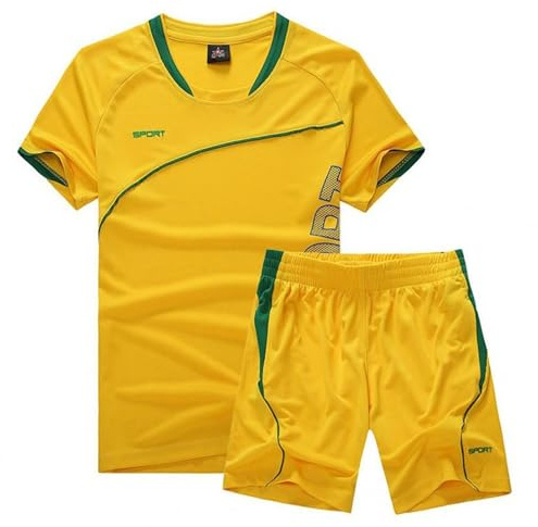 Cozozn Juego de Camisetas de Futbol Niño Ropa Entrenamiento Fútbol Chandal Niño Conjunto Camiseta Niño Futbol Bermudas
