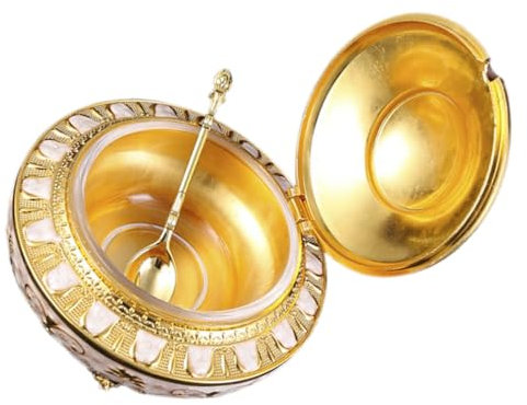 PAMINGONO Azucarero Tarro De Especias Retro Práctico Recipiente Para Almacenar Condimentos Caja De Especias Hogar Tarro Para Sal De Cocina Para Cocina