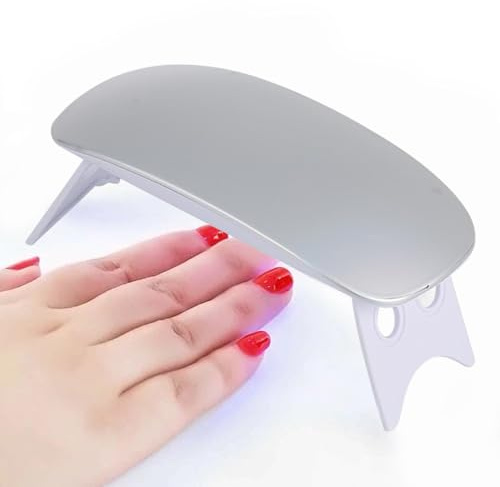Asciugatore per unghie, luce UV per unghie,Essiccatore per la cura delle unghie per smalto gel - Lampada per unghie a LED con sensore automatico, lampada polimerizzante professionale con ricarica USB