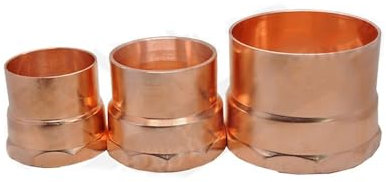 1/4 1/2 3/4 1 NPT Female x 5/8 7/8 9/8 I.D Solder Socket Copper End Feed Connector Coupler Plumbing Fitting(1/2)