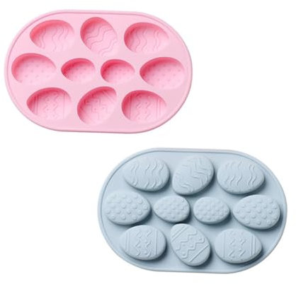 PRETYZOOM 2 Juegos De Moldes De Silicona Antiadherentes Para Hornear Pasteles De Pascua 2 Unidades