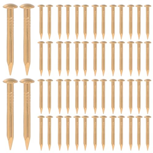 BESPORTBLE 100 Stück Kupfernägel 20 Mm - Effektive Baumkiller Für Das Entfernen Von Baumstümpfen - Ideal Für Schieferdachung Hochwertiges Messing Langlebig Und Korrosionsbeständig