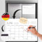 Finoly Magnetischer Kalender von Januar 25 bis Juni 26 (18 Monate) | Kalender Magnetisch Kühlschrank 2025/2026 | Kalender 2025 Wandkalender | Monatsplaner Magnetisch 2025 2026 | Kühlschrank Magnete