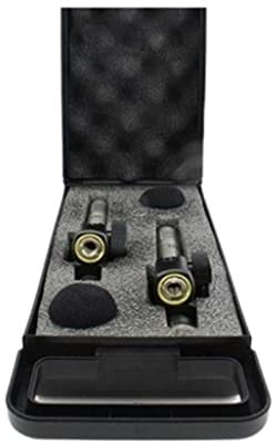 Msuiiixcccc Microphone One Pair C02 Small-Diaphragm Pencil Condenser Microphone Professional Musical Instrument Pickup for Live Recording Stereo Suitable for Anchor, Dubbing Studio, Recording, st