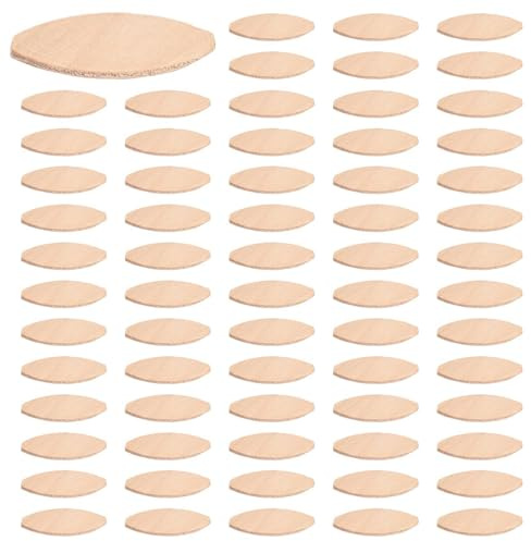 Rfeeuubft 500Pcs No.20 Assorted Wood for Tenon Machine Woodworking Biscuit Jointer