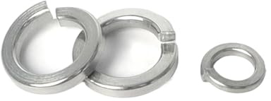AUNANGLJSCS 20/50/100 PIÈCES Rondelle De Verrouillage À Ressort M2 M2.5 M3 M4 M5 M6 M8 M10 Rondelle De Verrouillage Fendue À Ressort Joint Élastique(50pcs M4)