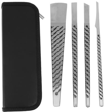 Happyyami Set 5pezzi Strumenti per Piedi in Acciaio Alto Manganese per Rimuovere Calli Duroni, Uso Professionale e Domestico, Cura Piedi e Precisa