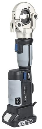 Kit di crimpatura idraulica elettrica, crimpatrice per capicorda per terminali elettrici e fili, gamma 16-300 mm², struttura in acciaio fuso
