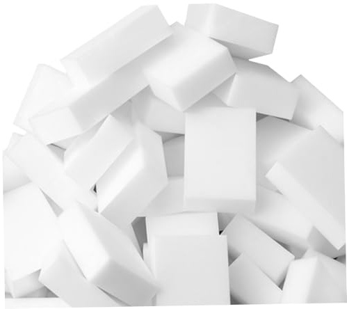 Licsaliwe Esponjas de Borrador para Limpieza, Paquete de 50 esponjas de Limpieza Multiusos Gruesas y cortables a Granel para Superficies de Cocina, baño e Inodoro
