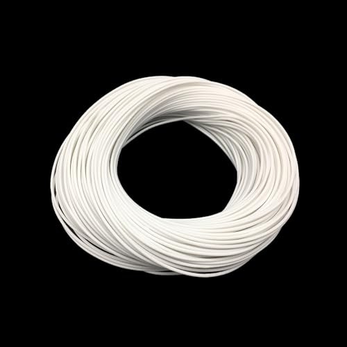 Cable calefactor en espiral de caucho de silicona de 10 m - Cable de manta eléctrica de baja presión de 180-3000 ohmios/m for calefacción versátil(180 Ohm)