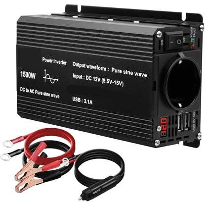Invertitore di potere, Inverter a onda sinusoidale pura con trasferimento di tensione CC(1500W)