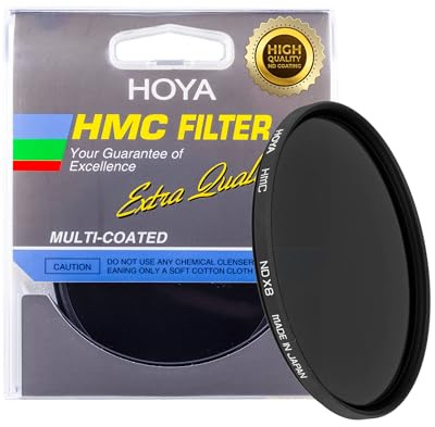 Hoya ND8X Screw-in Neutral Density Camera Lens Filter – 46mm ND filter – 3-Stop Light Reduction – Multi-Coated – Control Shutter Speed & Depth - Ideal for Waterfalls, Clouds & Bright Light Photography