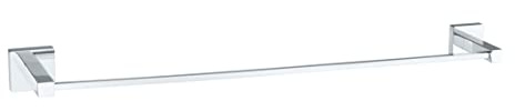 WENKO Power-Loc® Handtuchstange Uno San Remo - Befestigen ohne bohren, Messing, 63 x 5 x 7 cm, Chrom