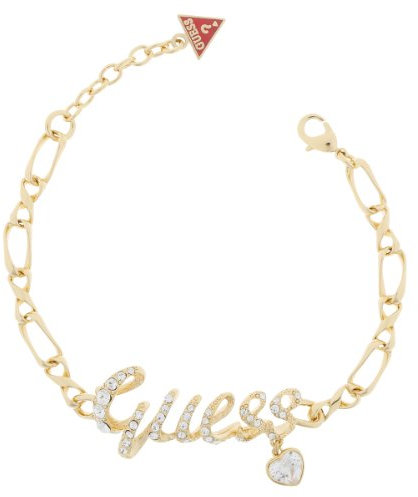 Guess Schmuck Armband aus Edelstahl, Armbandlänge: 16-20 cm, Ubb81116