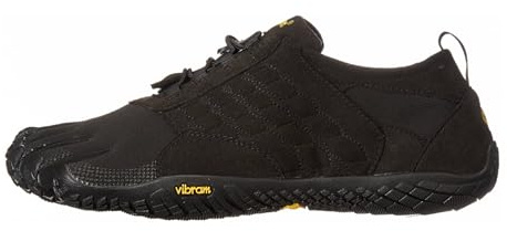 Vibram Women's FiveFingers Trek Ascent | Barefoot All-Terrain Outdoor Shoe for Hiking & Light Trail, Black, 37 EU / 7-7.5 US