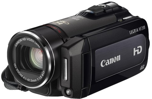 Canon LEGRIA HF200 Caméscope HD Zoom Opt. (SDHC/SD Card, 15, stabilisateur d'image)