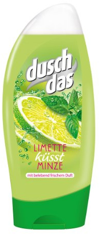 Duschdas Duschgel Limette küsst Minze, 1 x 250 ml