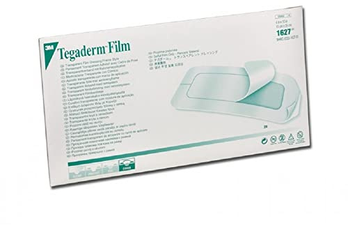 3M Tegaderm™ Film - cm 10x25 Medicazione adesiva sterile in Film di Poliuretano, Confezione 20 Pezzi