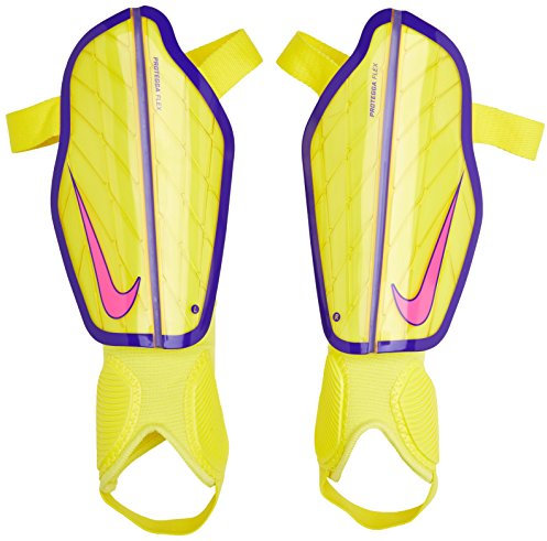 Nike Nk Prtga Grd Schienbeinschoner, Unisex M Gelb/Lila