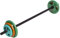 GORILLA SPORTS® Langhantel Set - 19,5 kg, Aerobic, 130 cm, 6 Hantelscheiben, 2x1,25/2,5/5kg Gewichte, 30mm, Gusseisen, Federverschlüsse - Hantelset, Pump Set, Langhantelset
