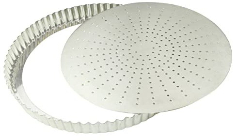 GOBEL Moule à tarte 32 cm fond mobile perforé 126451